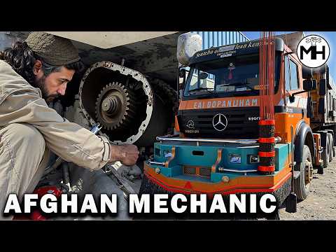 Inside Mercedes Truck Differential Gear problem 🚛💥 Solved with Basic Tools