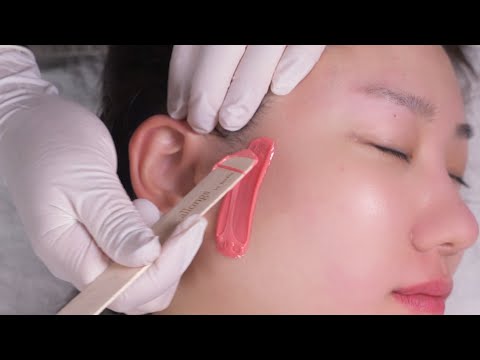 [ASMR] Full Face waxing from Wax Specialist Realsound ASMR 💆🏻‍♀