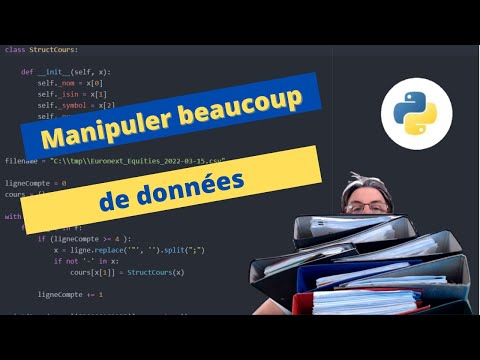 Manipulation de données : Fichier CSV en Python