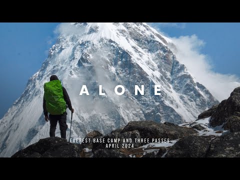 11 Days Solo Across the Himalayas – 160 km / 100 mi | Three Passes & EBC (Silent Hiking Vlog)