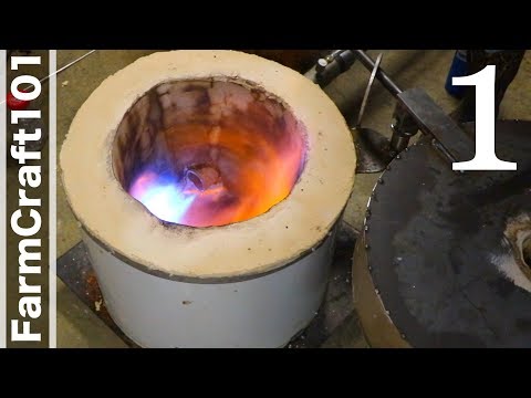 Making a Foundry Furnace From An Old Water Heater, Part 1
