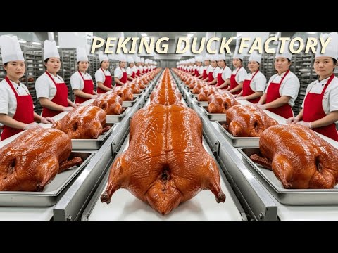 Inside a Peking Duck Factory | Full Industrial Process (ASMR)