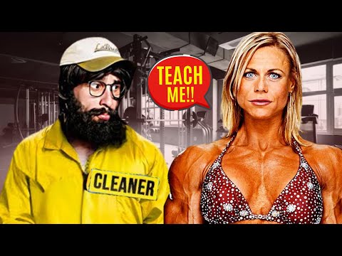 Cleaner DESTROYS bodybuilder With Perfect Form 💪😂Anatoly GYM PRANK