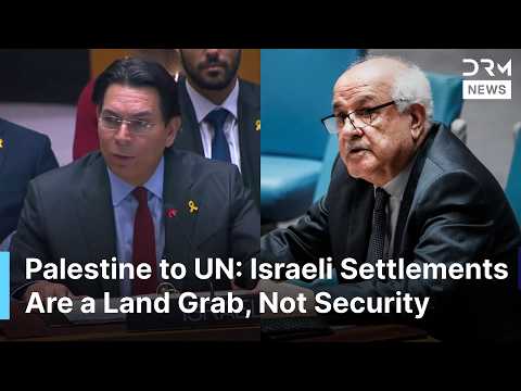 FULL REMARKS: Palestine Accuses Israel of Destroying Peace at UN, Calls Out US Hypocrisy | AC1G