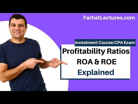 Profitability Ratios | Understanding Ratio Analysis | Financial Ratios Explained ROE and ROA