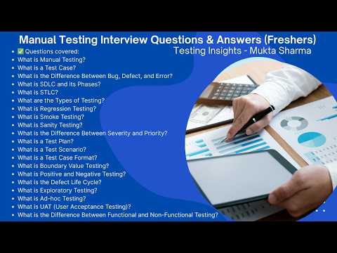 PART1-20 Manual testing Interview Questions & Answer #interviewpreparation #manualtesting #interview