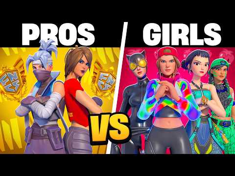 4 Girls VS 2 Pros