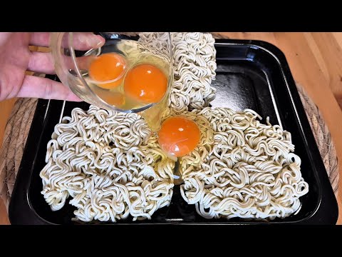 Don't boil or fry instant noodles! This new recipe with eggs will surprise you 100%!
