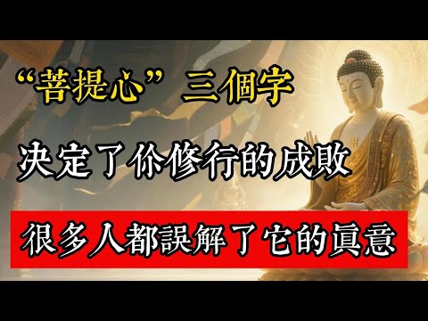 “菩提心”三個字，決定了你修行的成敗，很多人都誤解了它的真意！#佛教 #佛家 #佛法 #佛學知識 #佛學智慧 #修心修行 #佛教文化 #禪悟人生
