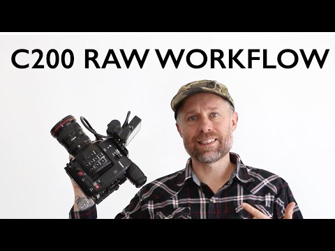 How To Canon C200 RAW Workflow