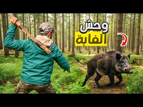 صيد الخنزير البري 🐗 مغامرة خطيرة فغابة مظلمة ومهجورة 