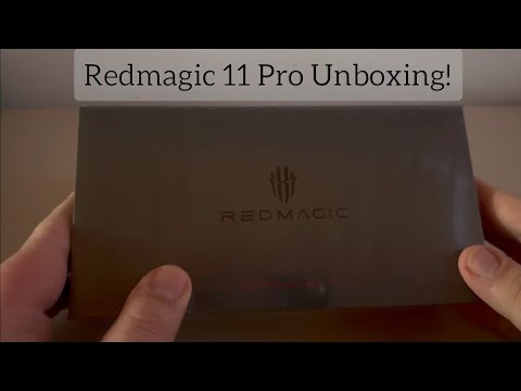 Redmagic 11 Pro Unboxing | Unboxing, set-up, No Talking.