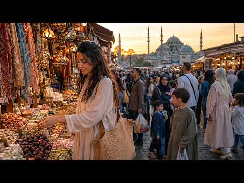 ISTANBUL TURKEY 2026 4K MARKET TOUR | Eid al-Fitr (Ramazan Bayramı) Shopping in Istanbul Bazaars