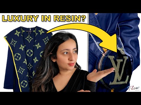 I Turned Leftover Louis Vuitton Fabric Into a Resin Handbag 🤯👜