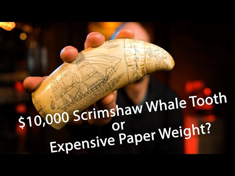 Ep.#5 New Bedford Estate Sale Review - How to Test a "Scrimshaw" Piece; Signed Books; Whaling
