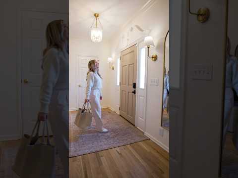 DIY Front Door Makeover *UNDER $500* #interiordesign #transformyourhome #homedecor