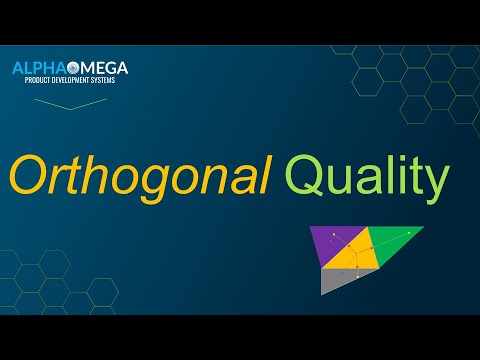 How to Calculate Element Quality Criteria in Ansys Meshing, Orthogonal Quality - Part 04