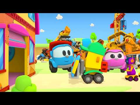 Lea the Truck at the Airport | Cartoons with Cars for Kids | Videos for Children