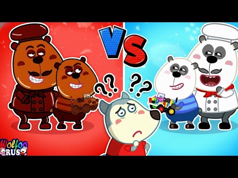 Почему Пандо стал шоколадным? | Учимся безопасно играть на кухне | Wolfoo Russian