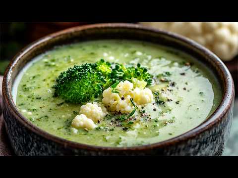 My mother ate this creamy broccoli soup every day for dinner and lost 20 kilograms.