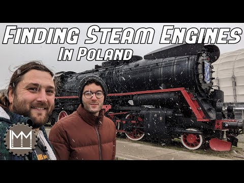 Plinthed Steam Locomotives in Poland