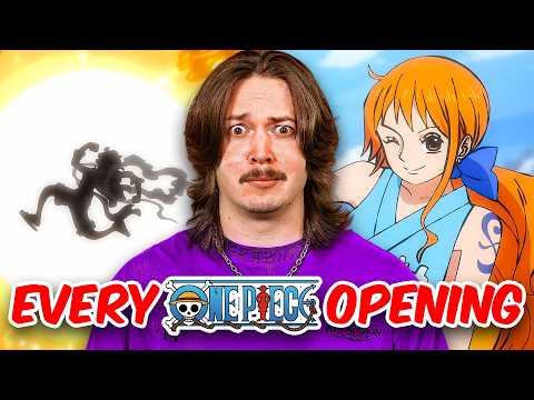 FIRST TIME Reaction to EVERY One Piece OPENING