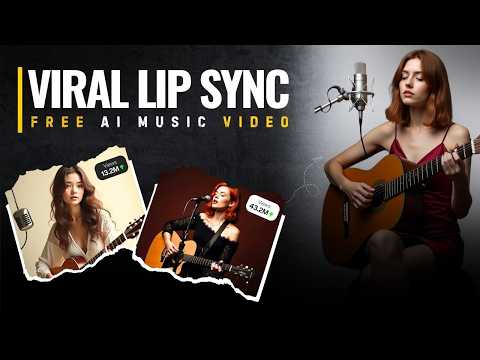 Best Lip Sync AI Music Video Generator FREE (2025) | Create Viral Lip Sync AI Music Video