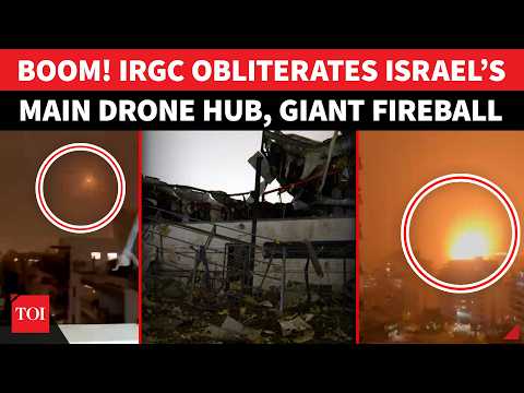 ‘DIRECT HIT…’: Iran BLOWS UP Israel’s Top Drone Facility Near Tel Aviv, Netanyahu ‘In Tears’ | Watch