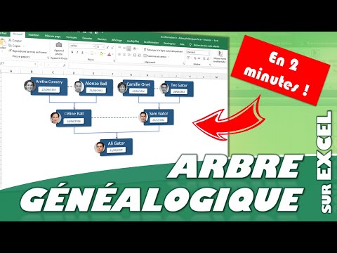 How to create a family tree in minutes on Excel?