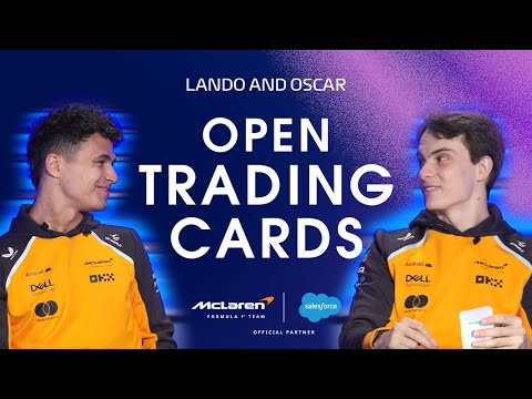McLaren F1 Team Drivers Design Custom Trading Cards with Agentforce
