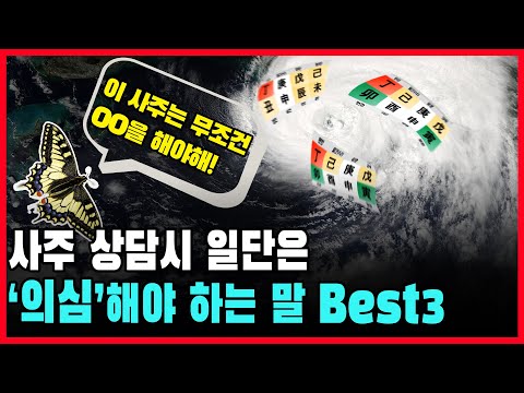 주먹구구 사주상담이 불러온 씁슬한 나비효과..사주 통변에 관하여