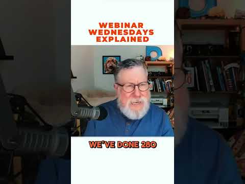 Webinar Wednesdays explained