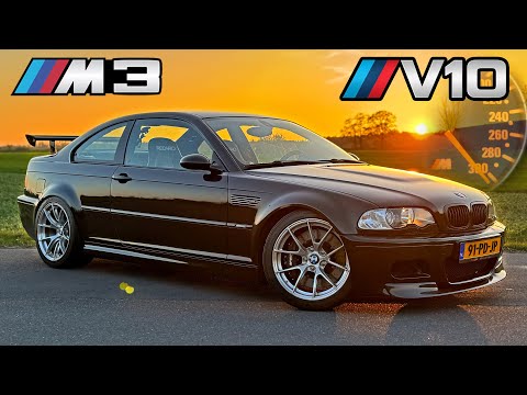 540HP BMW E46 M3 5.0 V10 // 300KMH REVIEW on AUTOBAHN