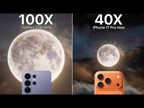 Samsung Galaxy S26 Ultra VS iPhone 17 Pro Max Live Zoom Comparison