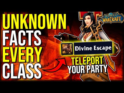 UNKNOWN Facts Lost To Time For EVERY Class Vanilla WoW | World of Warcraft