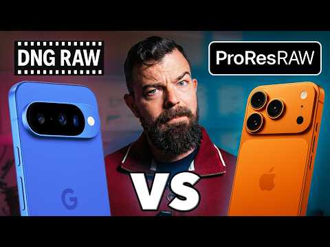 ProRes ‘Almost’ RAW vs 12-Bit DCG RAW Video Shootout! (iPhone 17 Pro vs Pixel 10 Pro)