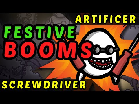 CHRISTMAS FIREWORKS - Artificer Screwdriver - Brotato Danger 5 New Dawn