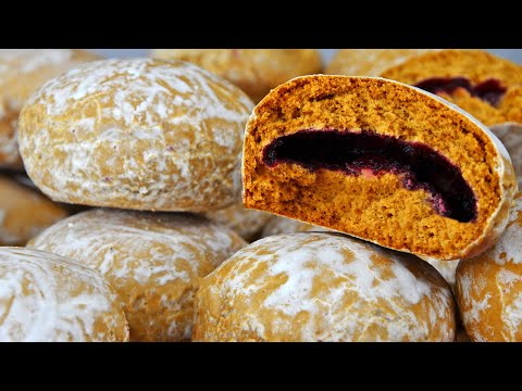 I WON'T BUY THEM IN THE STORE ANYMORE!!! Homemade GINGERBREAD with BERRY FILLING!