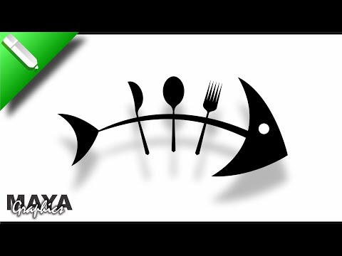Restaurant Logo Design in Coreldraw | Professional Logo Design in Coreldraw | Maya Graphics tutorial