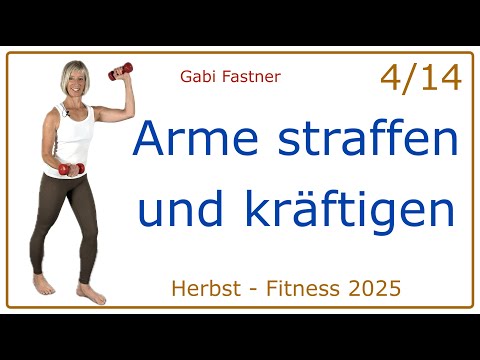 4/14 🏔️ 27 min. Arme straffen und kräftigen | Hantel-Workout für schöne Schultern und Oberarme