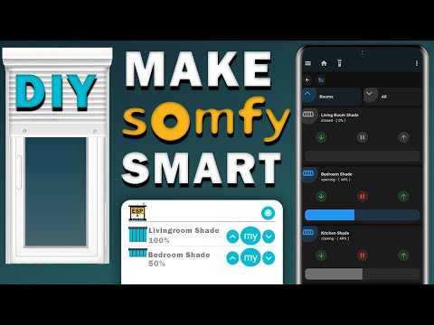 Somfy Smart DIY | Make Shades Smart With ESPSomfy-RTS