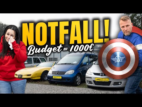 UNMÖGLICH❓Auto für 1000€ mit Tüv❗️Die Suche nach der NADEL im Heuhaufen❗️Diana braucht schnell Hilfe