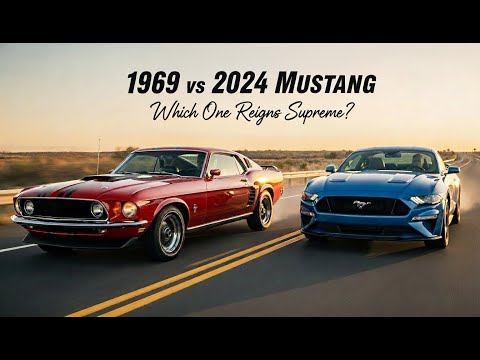 1969 Ford Mustang vs 2024 Mustang – Which One Reigns Supreme?