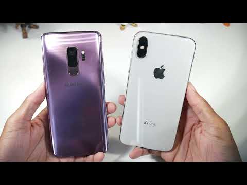 Samsung Galaxy S9 + VS iPhone X In 2021! Comparison Which Older Flagship Aged Better?