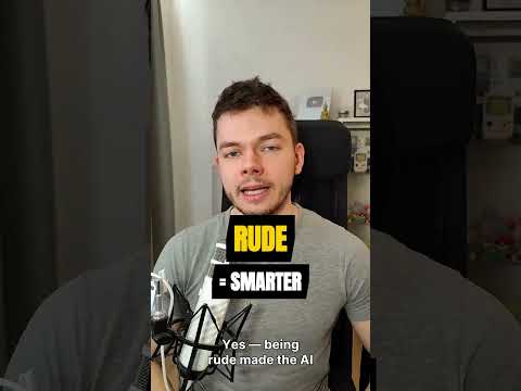 The rude AI hack #ai #ainews #chatgpt #promptengineering