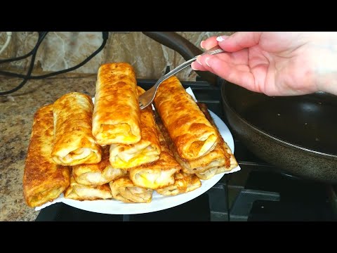 ПИРОЖКИ с Мясом за 15 минут👍 Этот рецепт Покорит Всех! Даже Вымешивать не нужно!