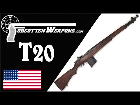 T20 Family: Springfield Makes the Garand a Grenade Launching Sniper Machine Gun