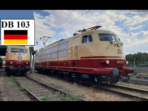 серия 125 Легендарный электровоз Германии DB 103 #DB103 #103 #train