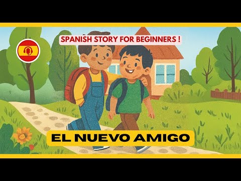 Easy SPANISH Story (A1-A2) ! - "El nuevo amigo"