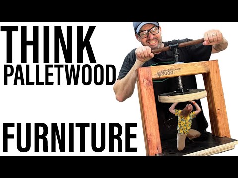 STRONG PalletWood Joinery, Disguised as a DIY Wood PRESS